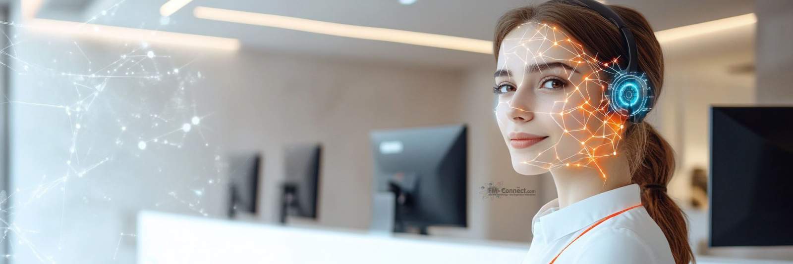 Kundenbereich und Service-Desk mit Mitbestimmung